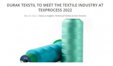 DURAK TEXSTIL TO MEET THE TEXTILE INDUSTRY AT TEXPROCESS 2022